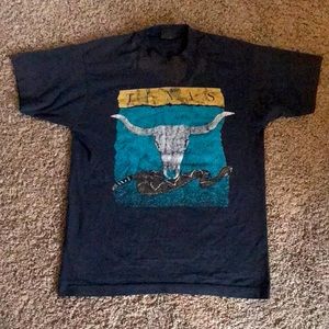 Distressed graphic Texas tee